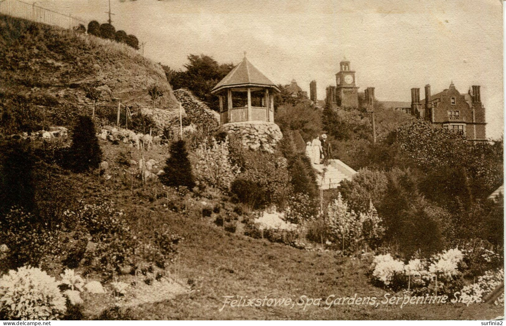 SUFFOLK - FELIXSTOWE - SPA GARDENS, SERPENTINE STEPS Suf500 - Sonstige & Ohne Zuordnung