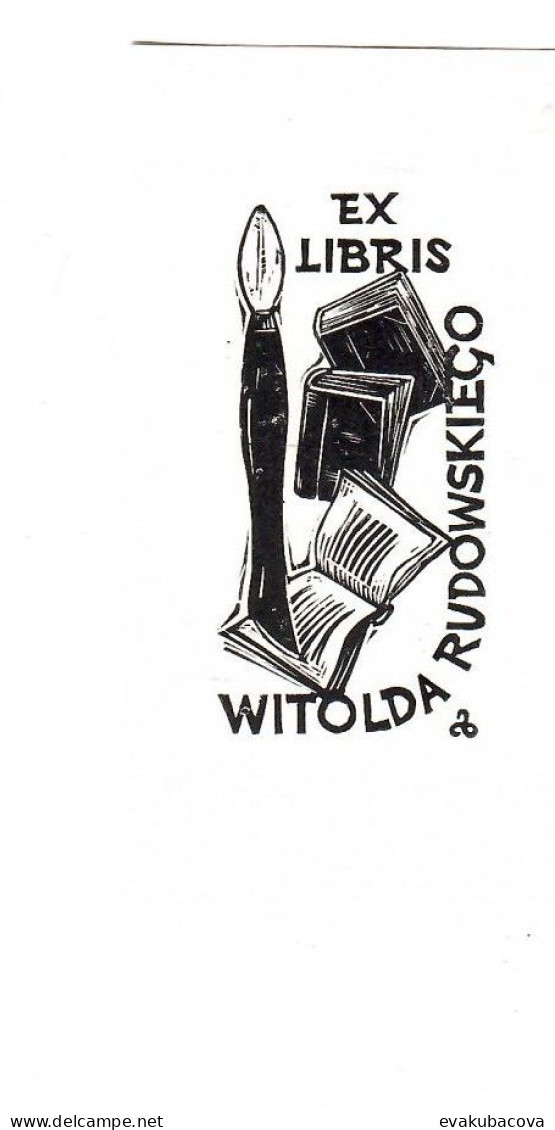 Ex Libris 50mmx90mm. - Bookplates