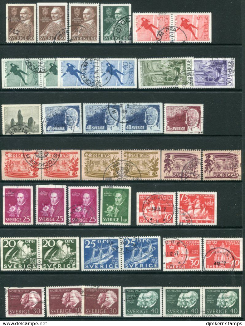 SWEDEN 1966 Commemorative Issues Used. - Gebraucht