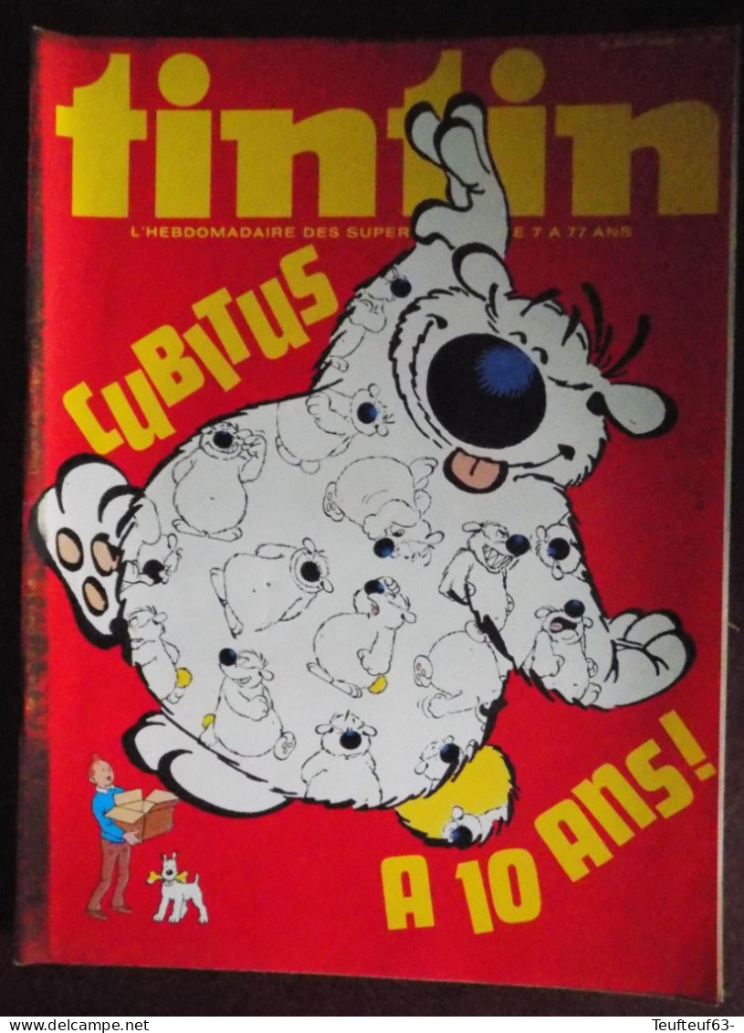 Tintin N° 36/1978 Couv. Dupa - - Kuifje