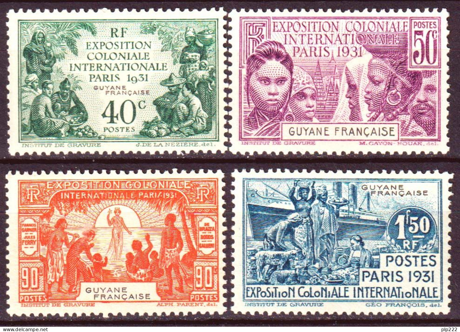 Guyana 1931 Y.T.133/36 */MH VF/F - Ongebruikt