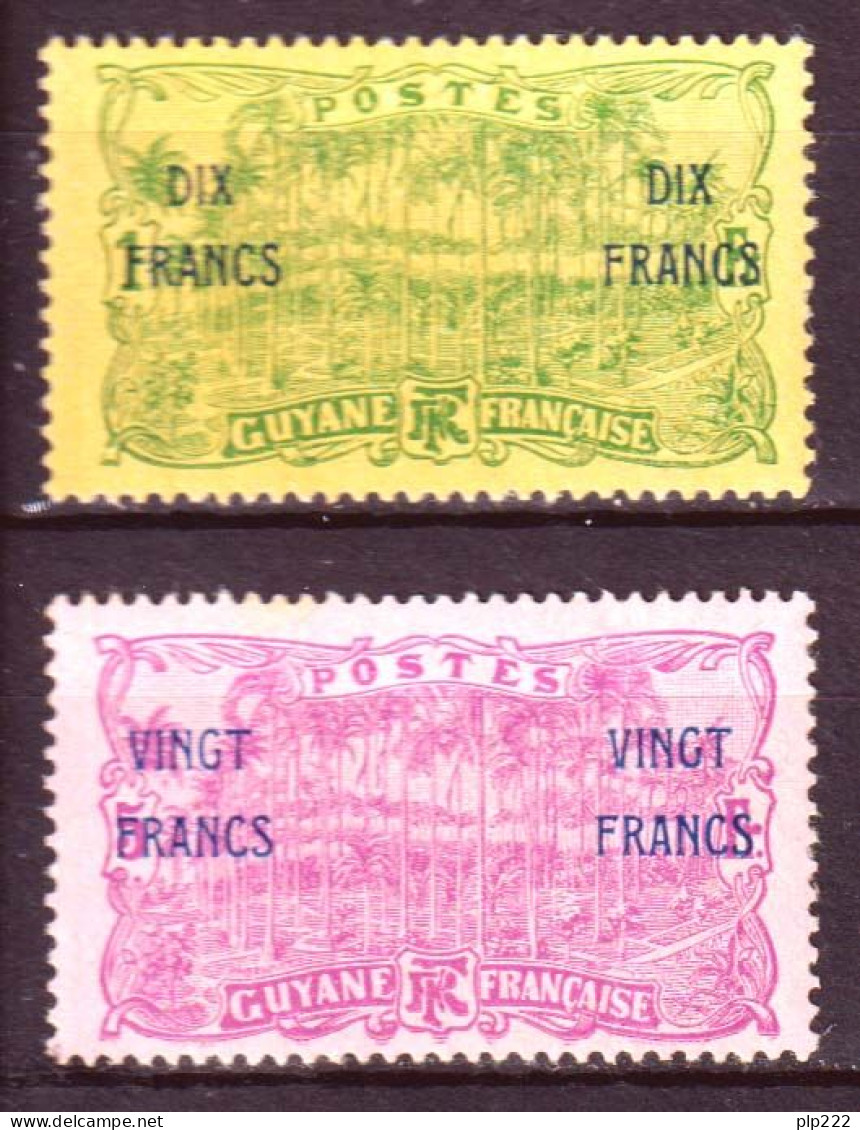 Guyana 1923 Y.T.95/96 */MH VF/F - Ongebruikt