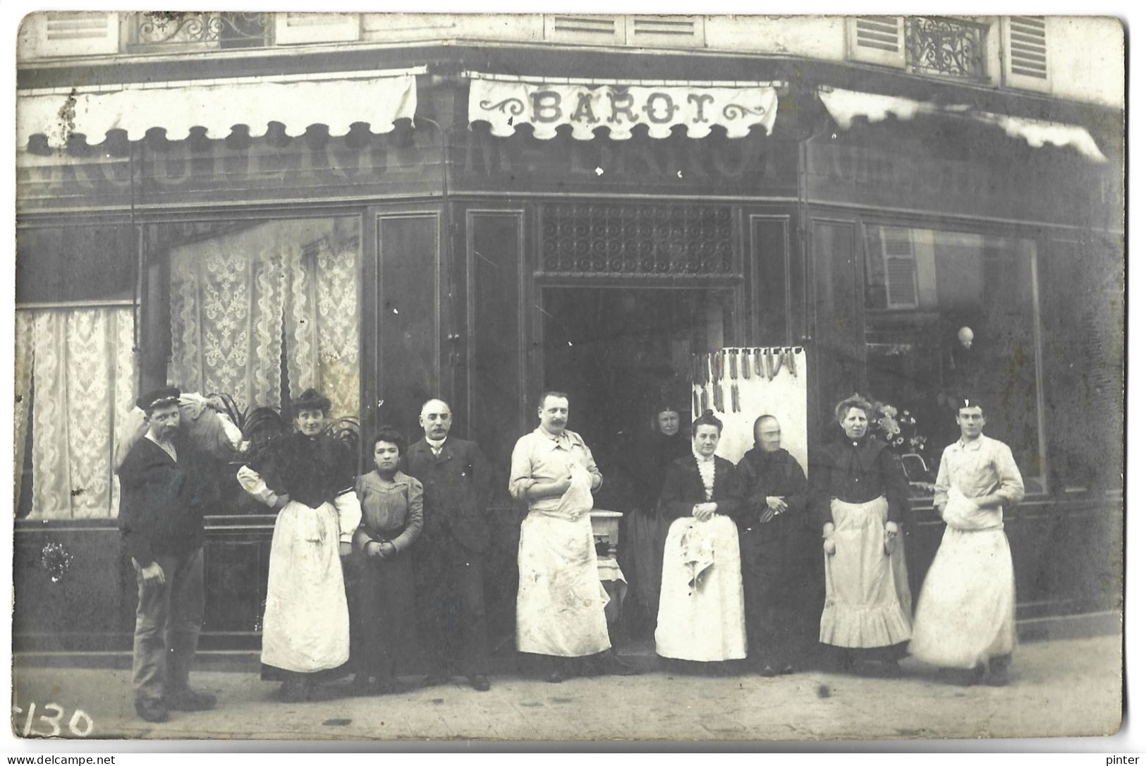 PARIS - Devanture De Magasin BAROT - 108 Rue Vercingétorix  - CARTE PHOTO - Arrondissement: 14