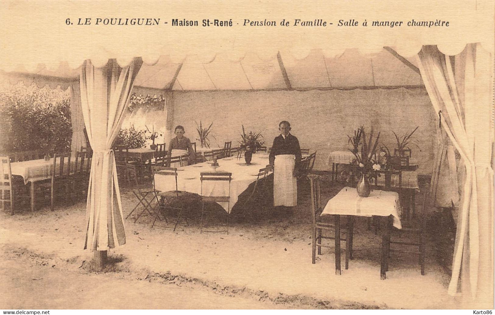 Le Pouliguen * Villa Maison St René , Pension De Famille , Salle à Manger Champètre - Le Pouliguen