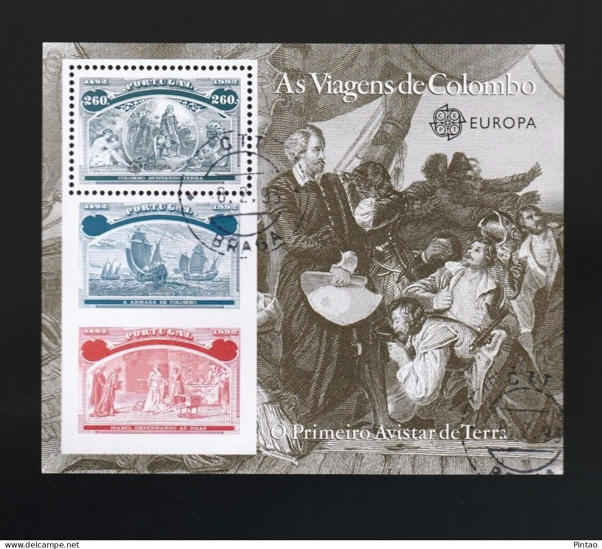 PTB1610- PORTUGAL 1992 BLOCO 130- USD - Blocks & Sheetlets