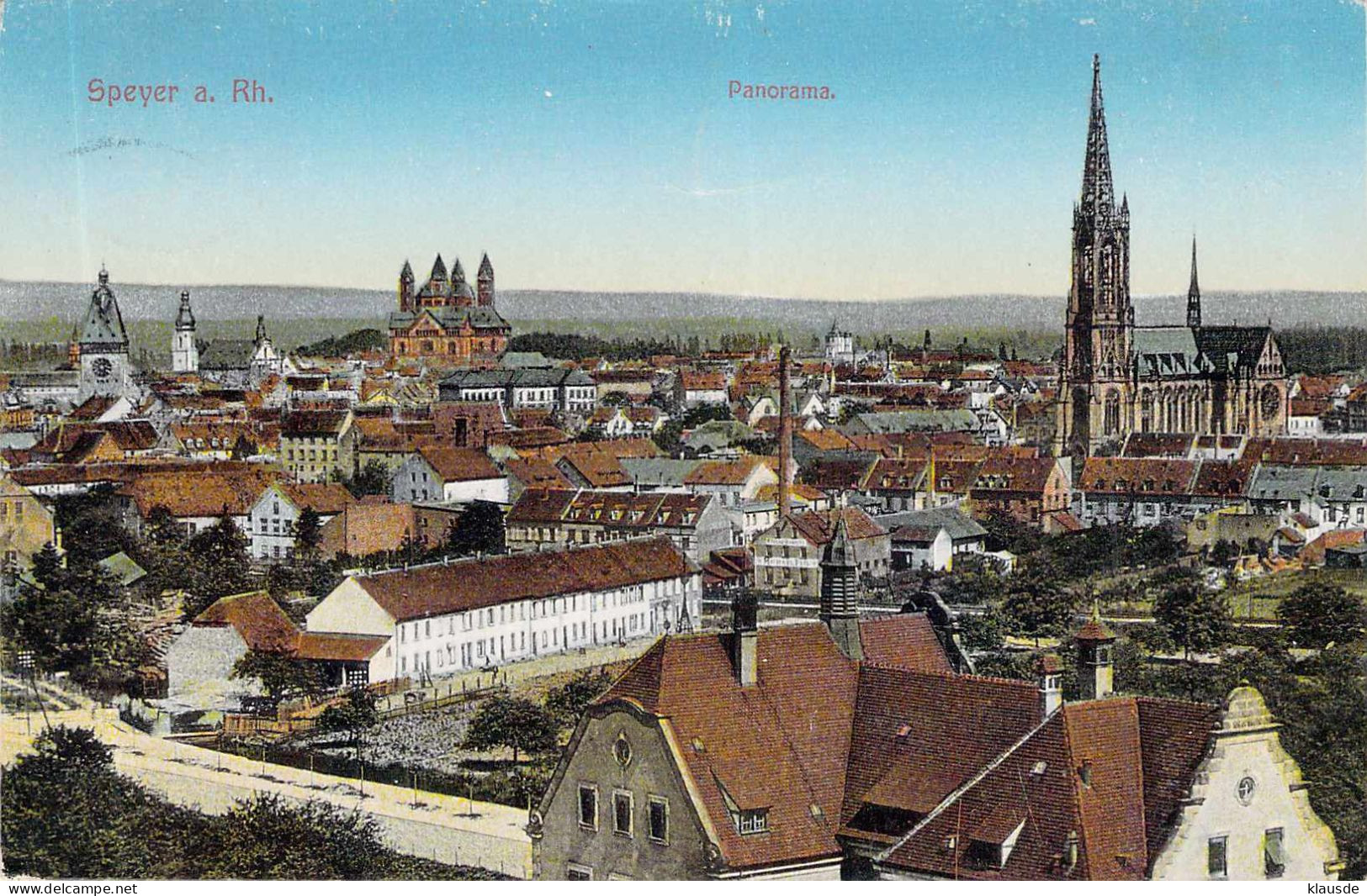 Speyer - Panorama Gel.1911 - Speyer