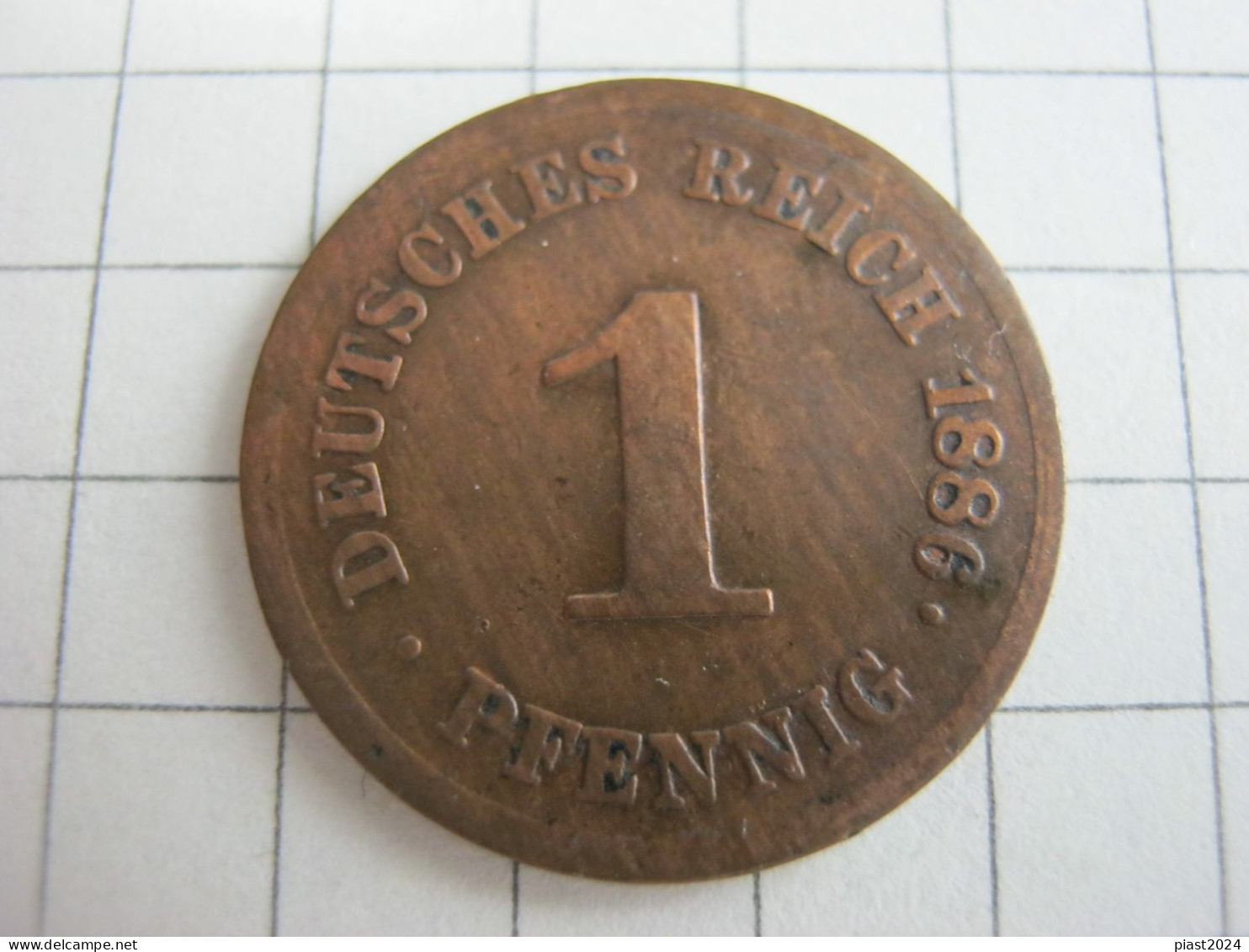 Germany 1 Pfennig 1886 F - 1 Pfennig