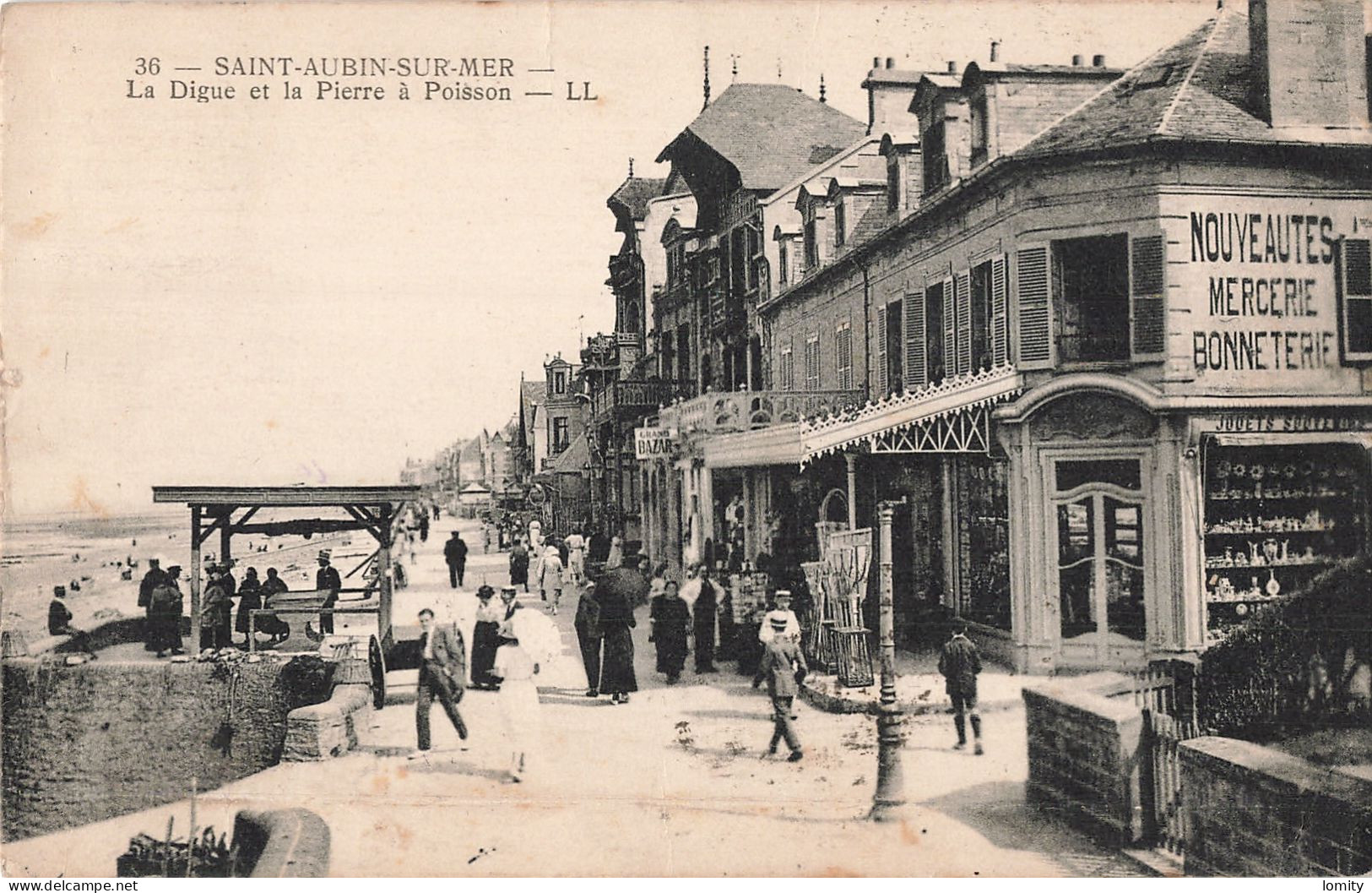 Destockage lot de 34 cartes postales CPA du Calvados Saint Aubin Trouville Deauville Houlgate Langrune sur Mer