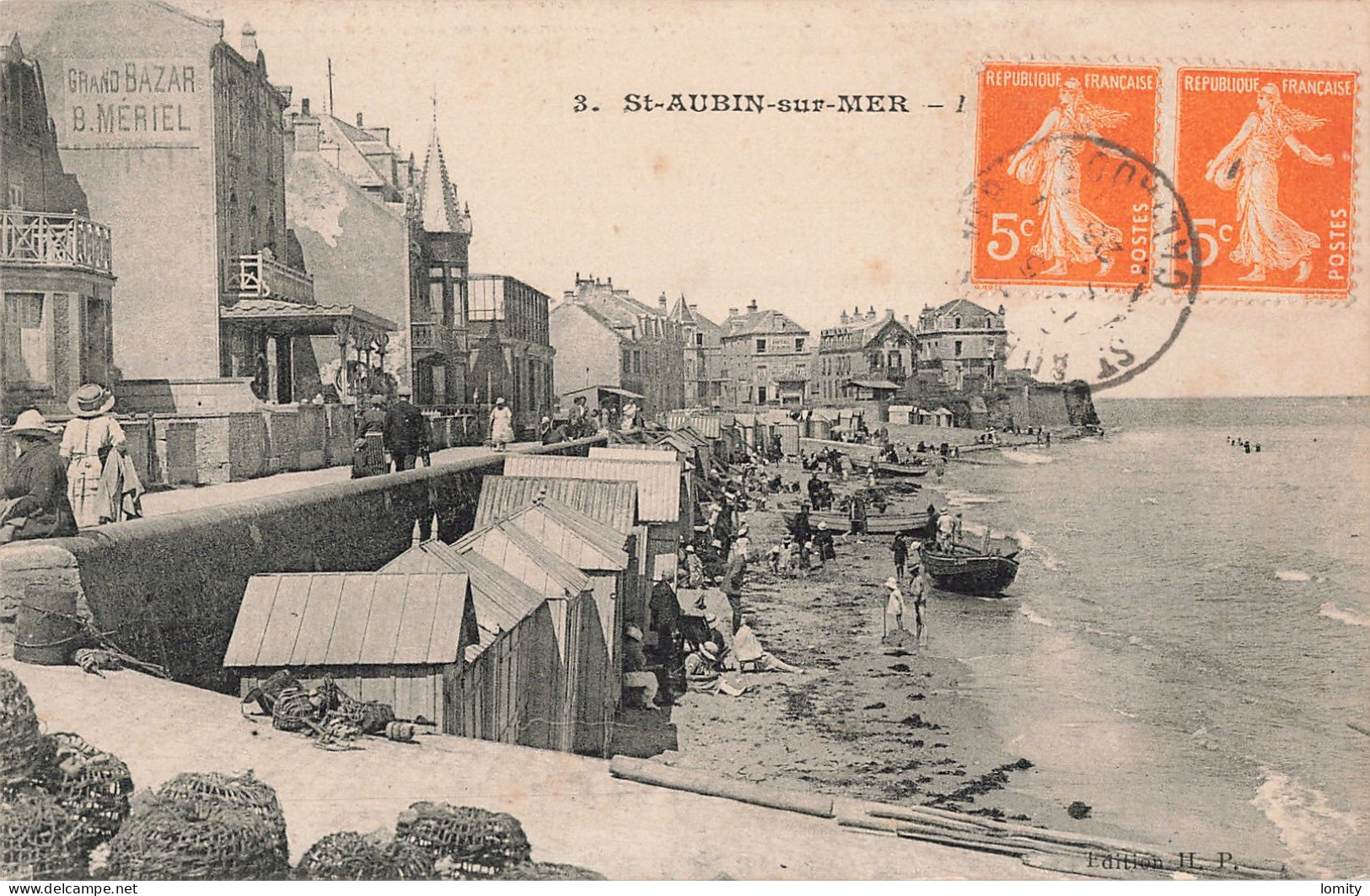 Destockage lot de 34 cartes postales CPA du Calvados Saint Aubin Trouville Deauville Houlgate Langrune sur Mer