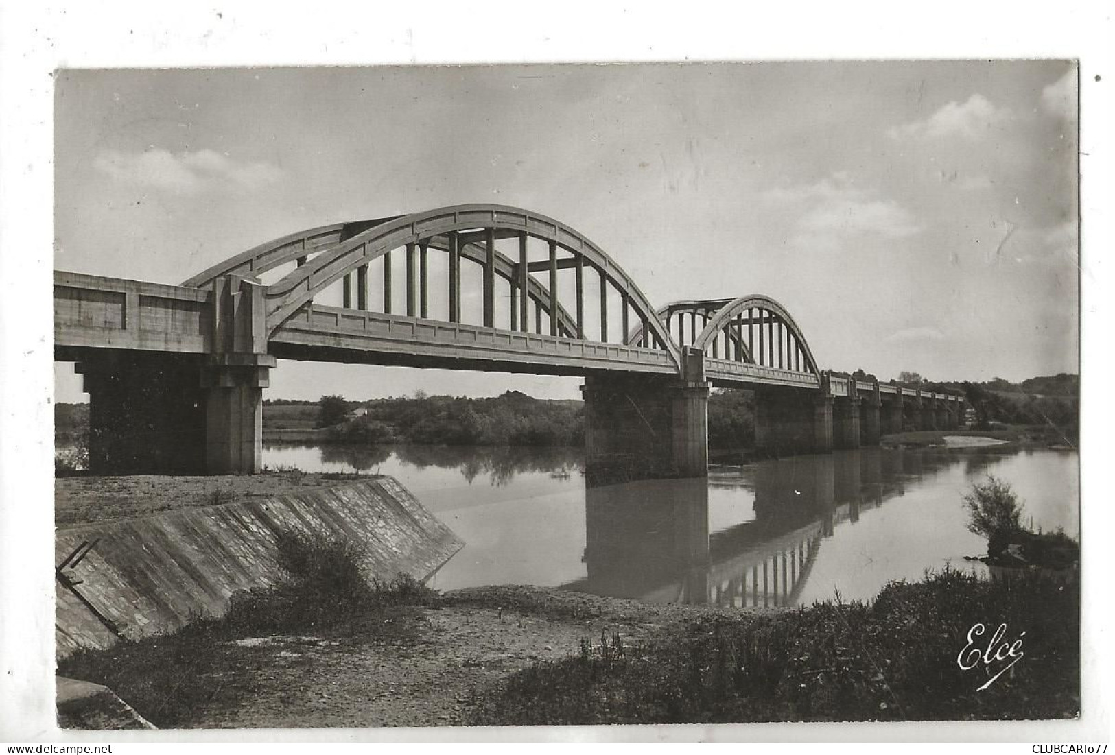 Saint-Vincent-de-Tyrosse (40) : Le Pont En Béton En 1950 PF. - Saint Vincent De Tyrosse