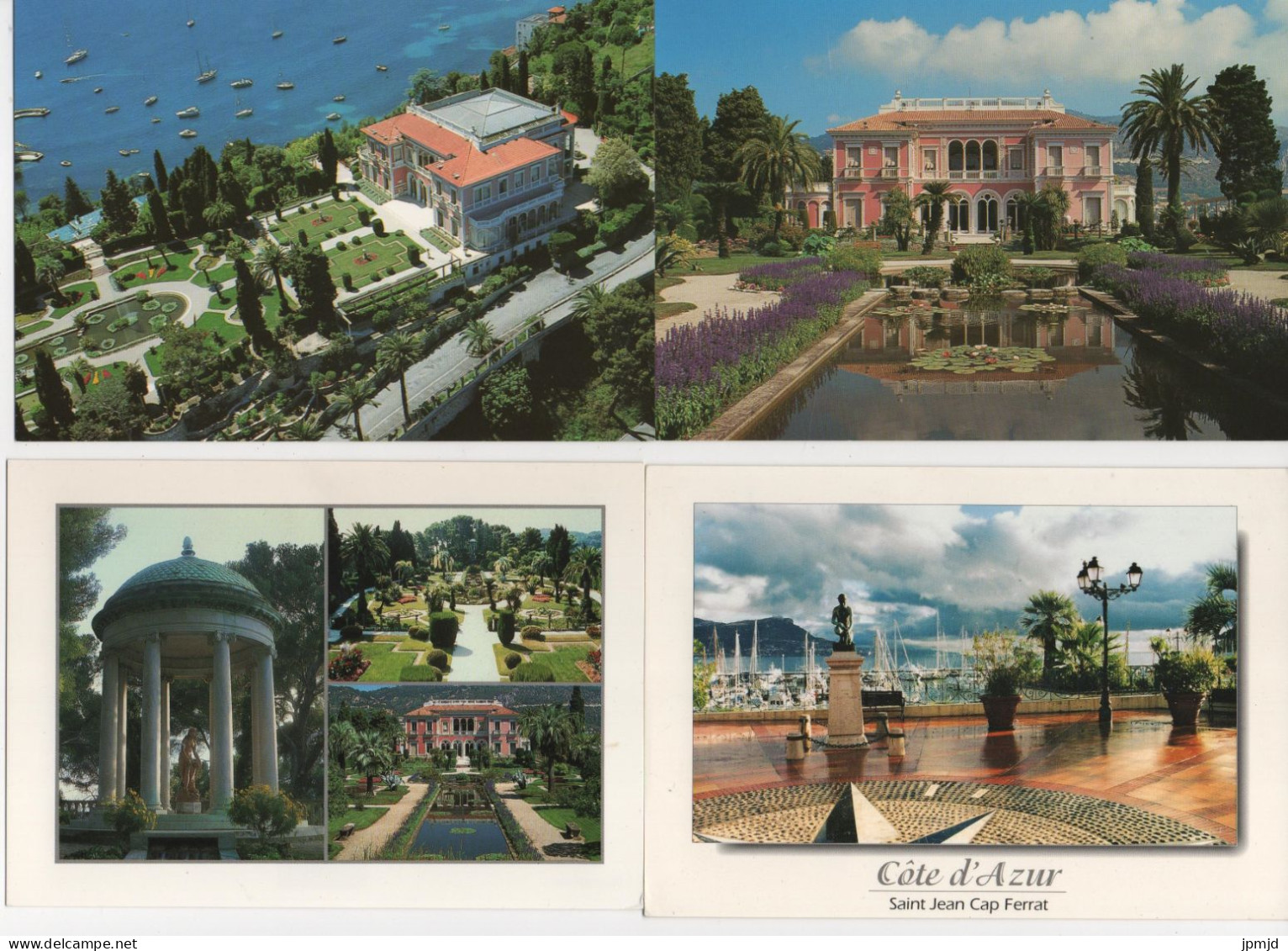 06 - SAINT JEAN CAP FERRAT - Lot De 16 Cartes Postales Format 10.5 X 15 Cm En Tbe - (R011) - Saint-Jean-Cap-Ferrat