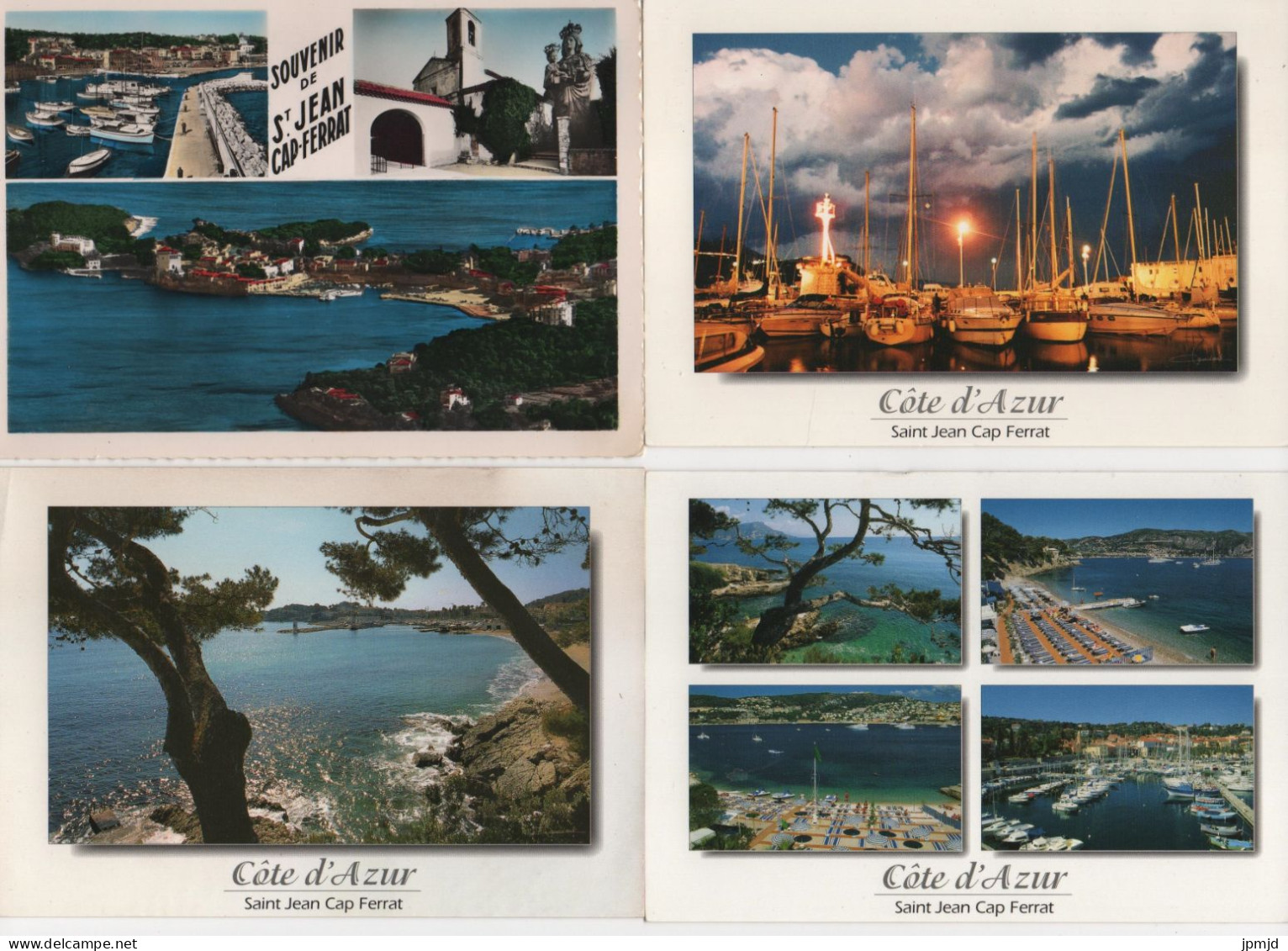 06 - SAINT JEAN CAP FERRAT - Lot De 16 Cartes Postales Format 10.5 X 15 Cm En Tbe - (R011) - Saint-Jean-Cap-Ferrat