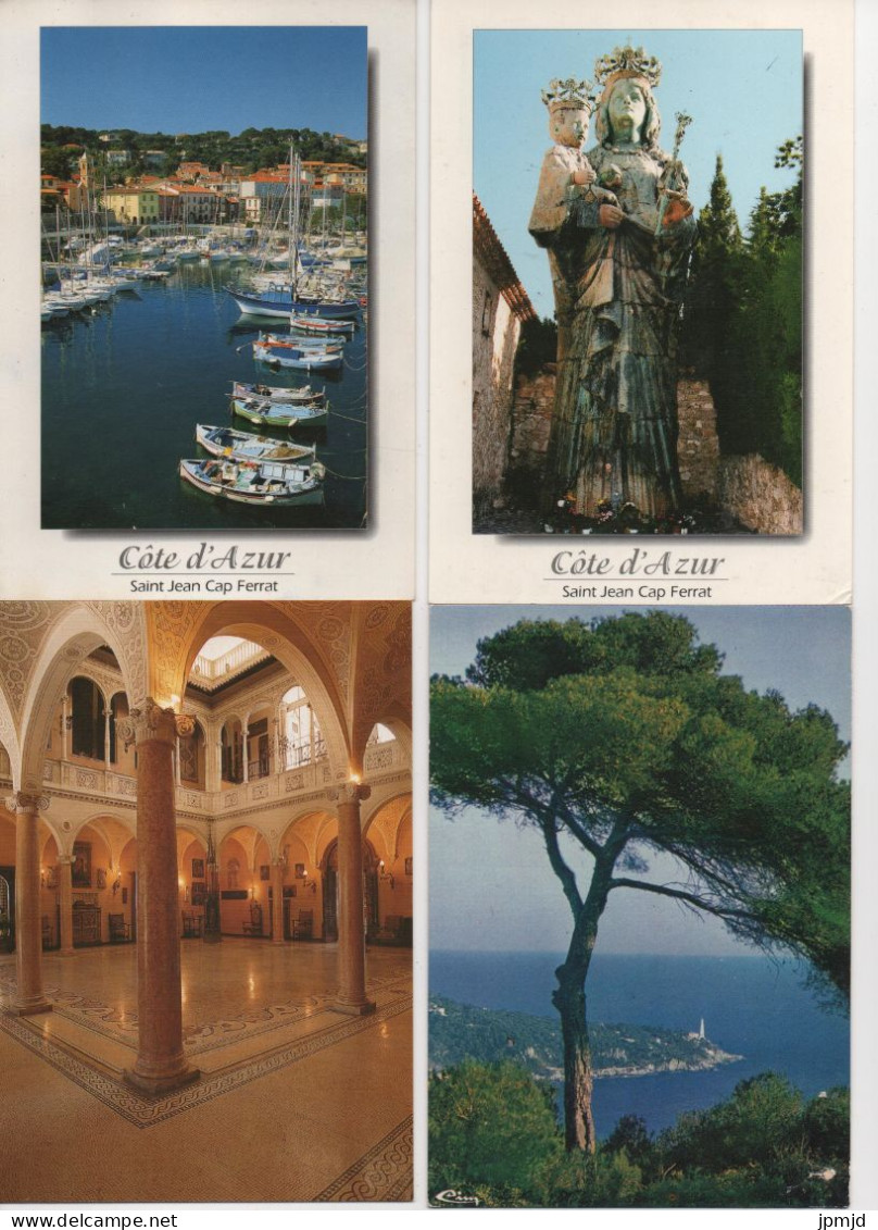 06 - SAINT JEAN CAP FERRAT - Lot De 16 Cartes Postales Format 10.5 X 15 Cm En Tbe - (R011) - Saint-Jean-Cap-Ferrat