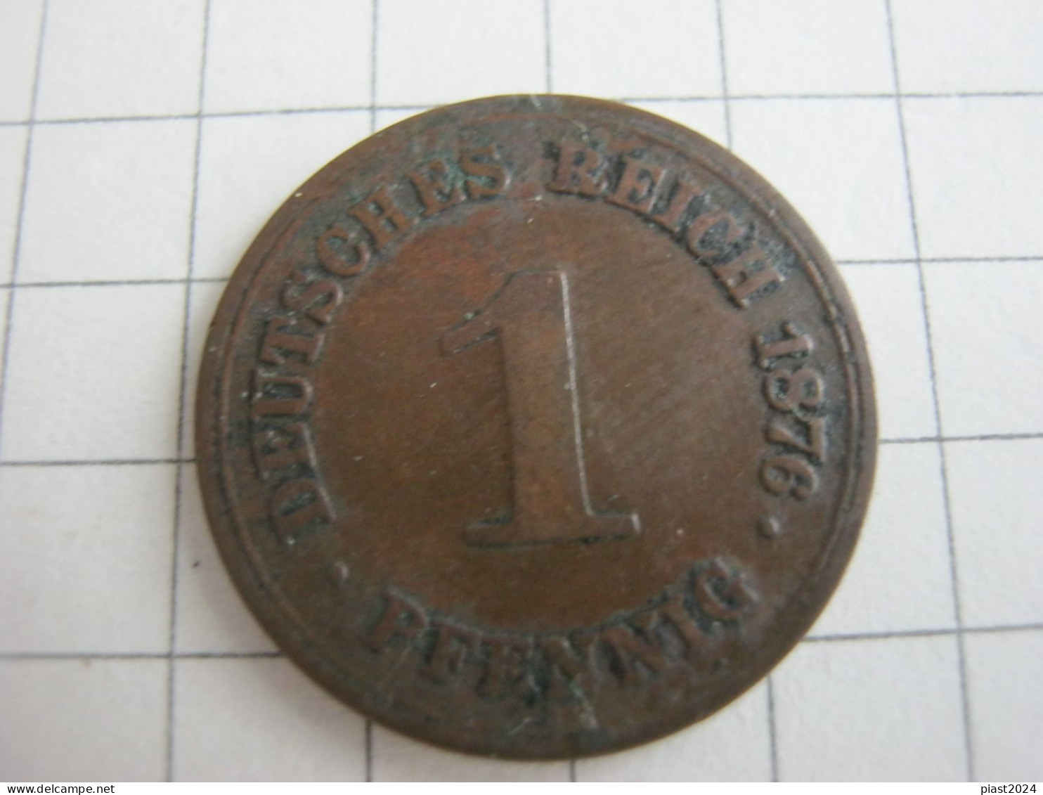 Germany 1 Pfennig 1876 A - 1 Pfennig