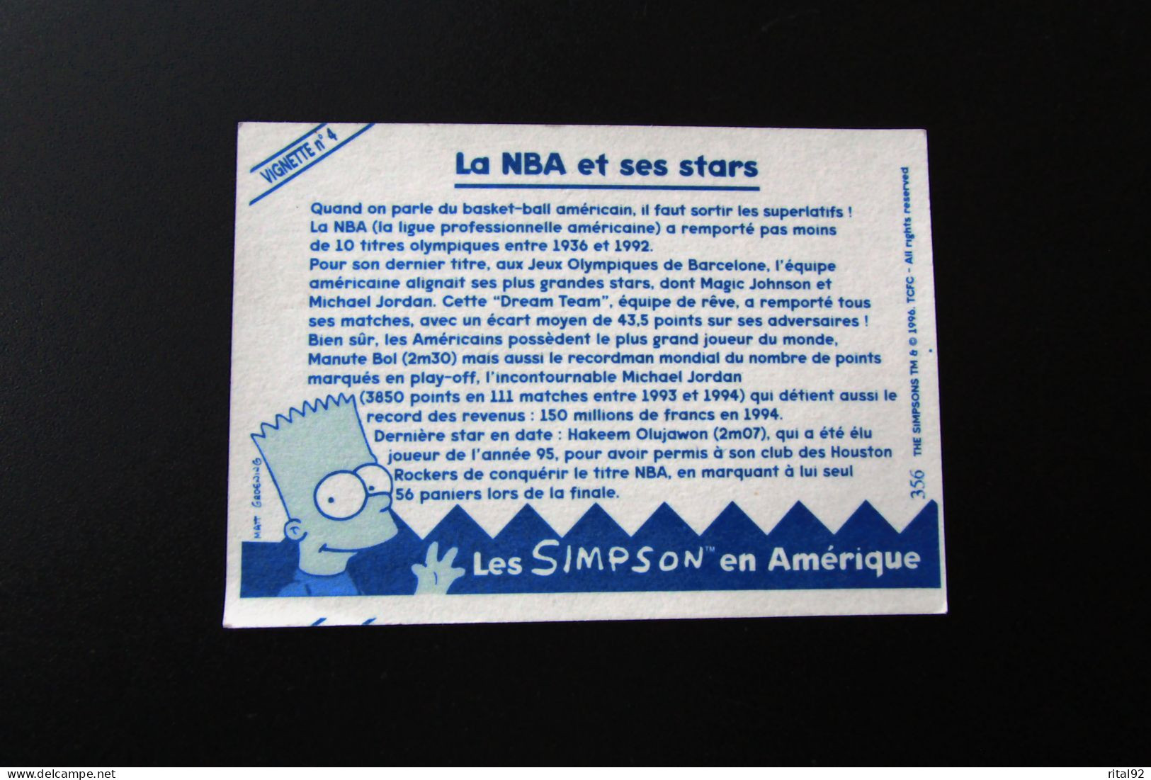 Autocollant "LA VACHE QUI RIT" Série : "LES SIMPSON En Amérique" - Stickers