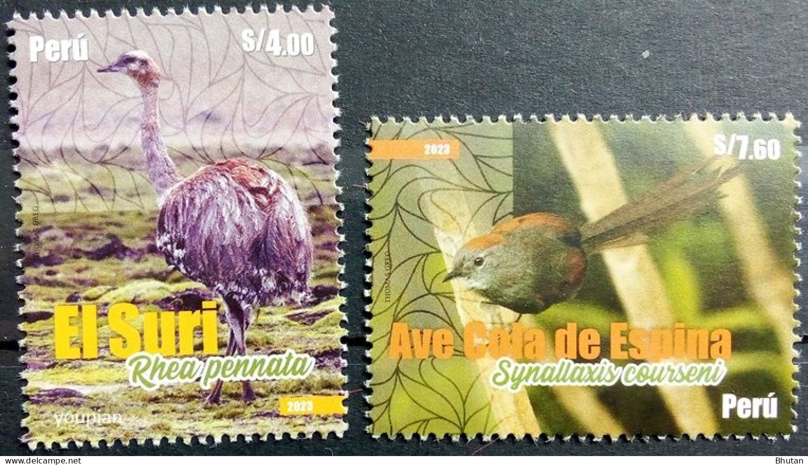 Peru 2023, Birds, MNH Stamps Set - Perú