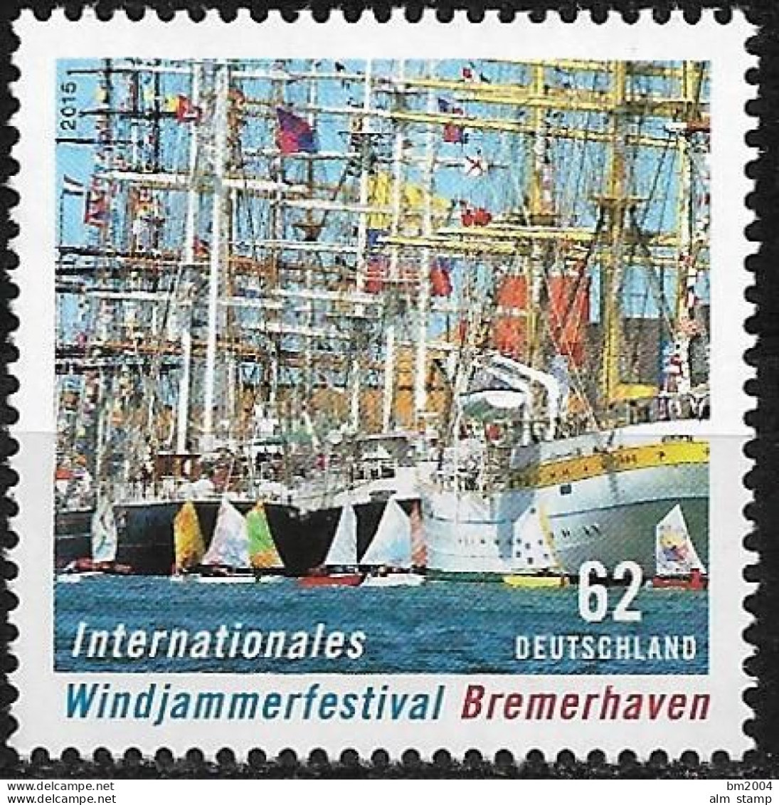 2015 Deutschland Germany.  Mi. 3172**MNH  Internationales Windjammerfestival, Bremerhaven - Ungebraucht