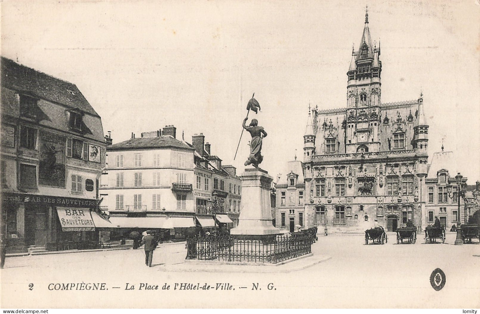 Destockage lot de 48 cartes postales CPA de l' Oise Chantilly Pont Sainte Maxence Beauvais Creil Noyon Compiegne Boran