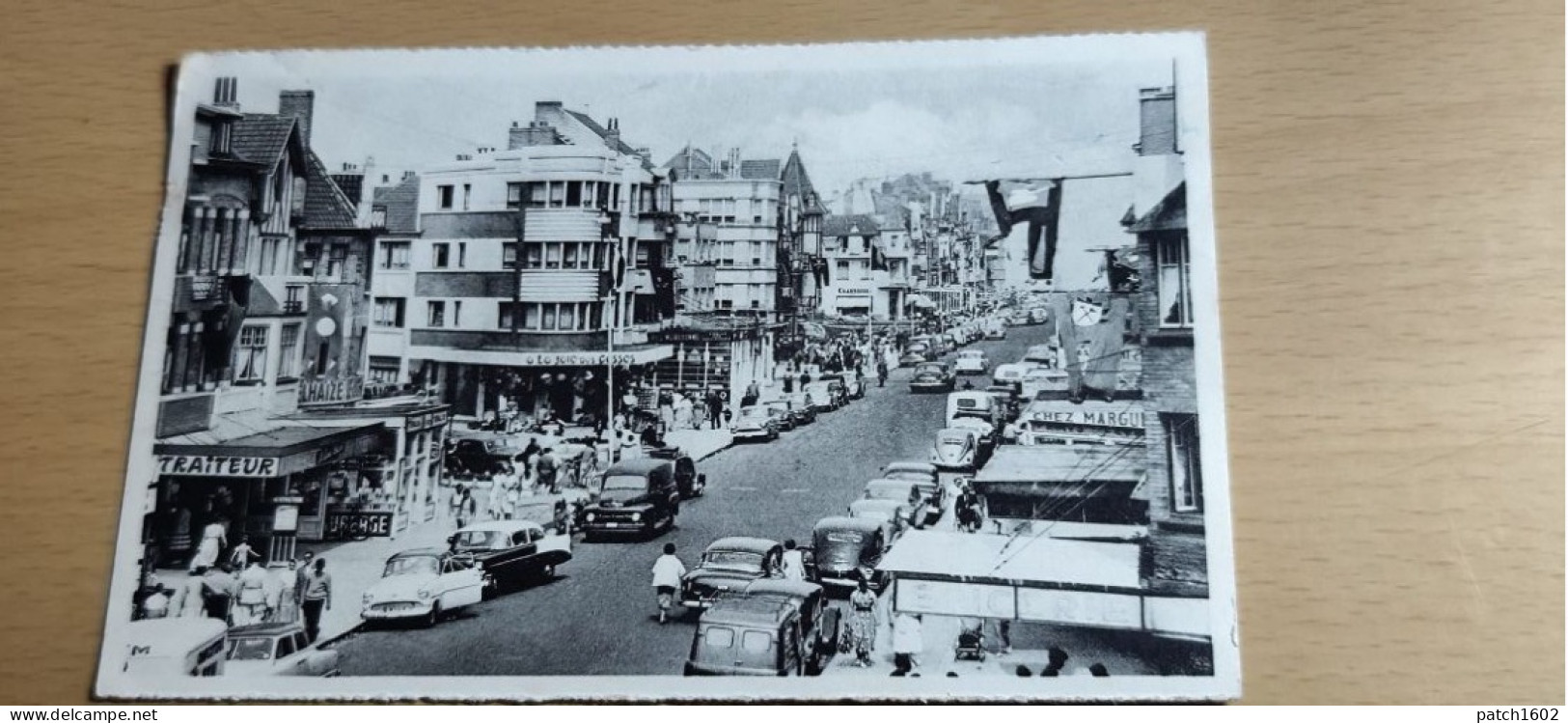 COXYDE S/MER  AVENUE DE LA MER  1959  RUE ANIMÉE +ANCIENNES VOITURES - Koksijde