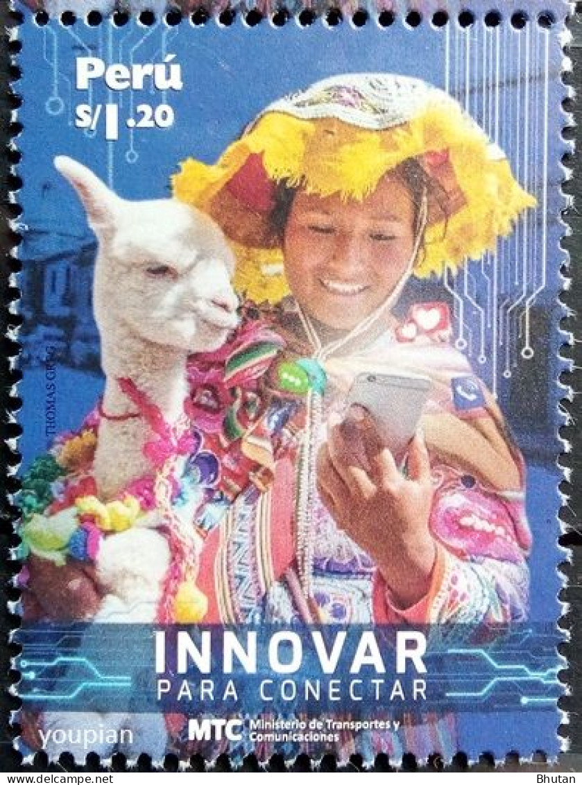 Peru 2023, Innovar To Connect, MNH Single Stamp - Peru