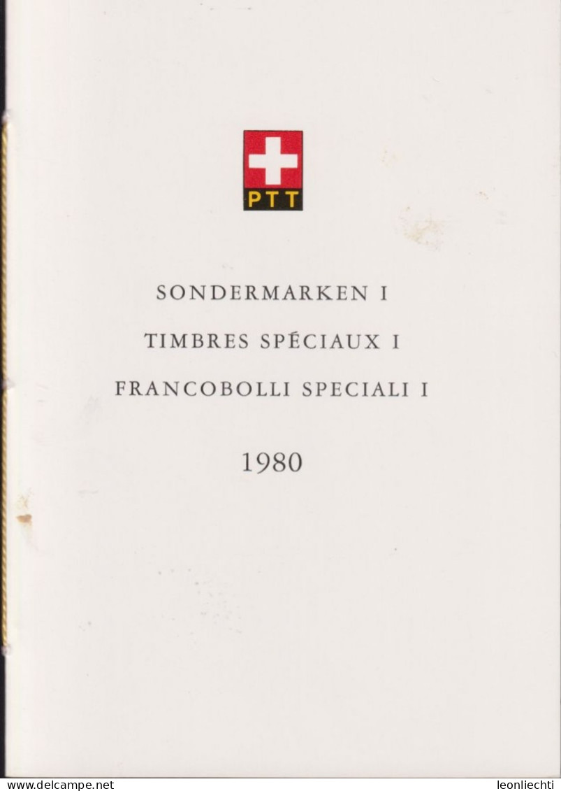 1980 Schweiz PTT Faltblatt Nr.172, ET ° Mi:CH 1170-1173, Zum:CH 636-639, Sonderpostmarken I - Brieven En Documenten