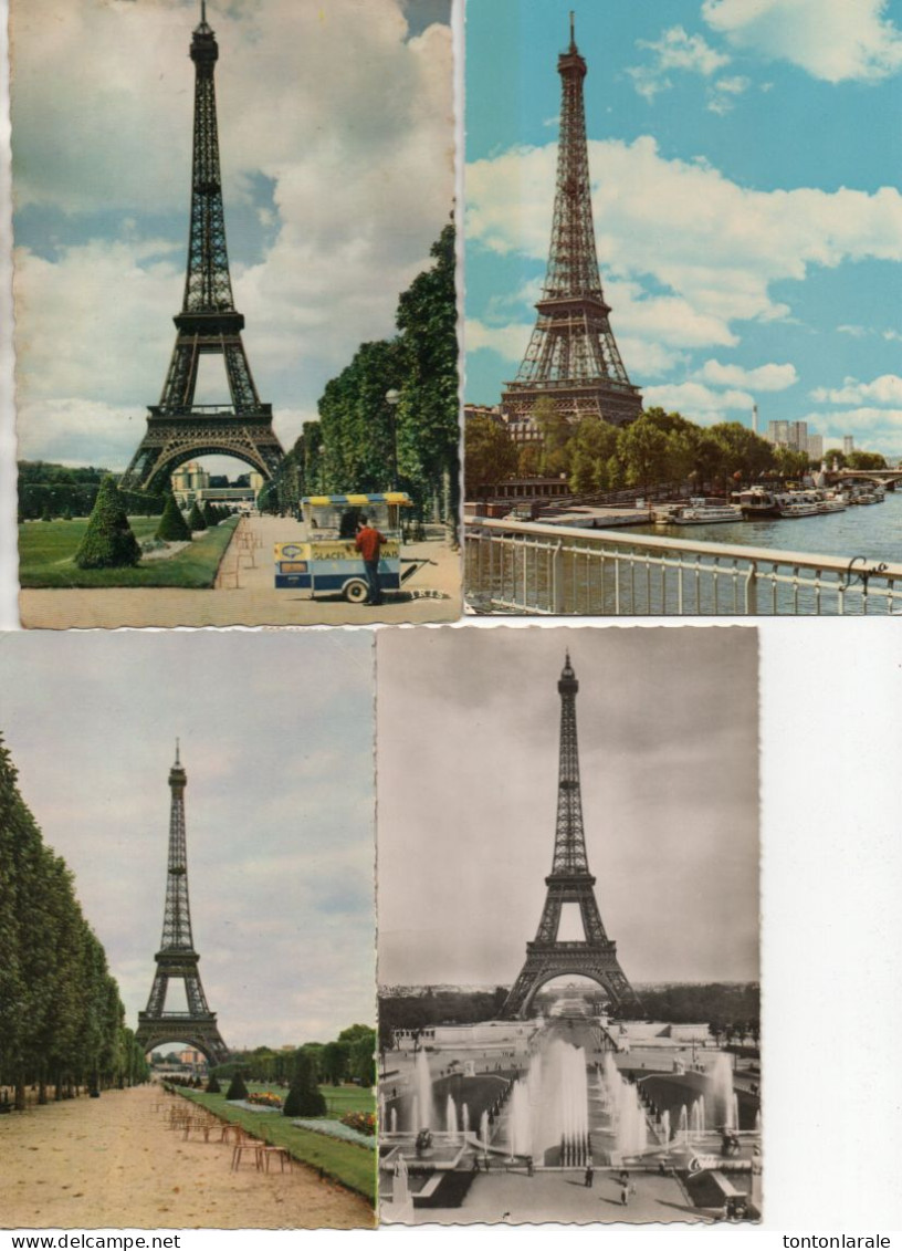 PARIS -SEPT VUES DIVERSES DE LA TOUR EIFFEL - Eiffelturm