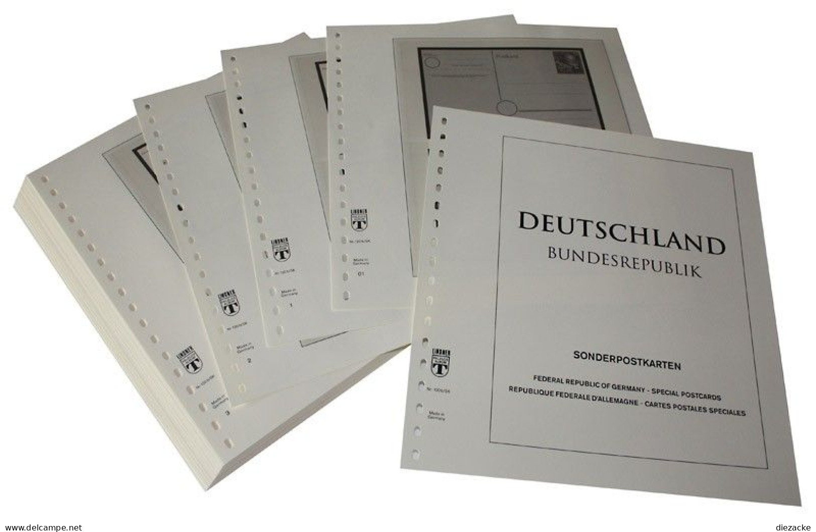 Lindner-T Bund Sonderpostk. F. Phil. Ausstellung 1949-2011 Vordrucke 120B-SK Neu ( - Afgedrukte Pagina's