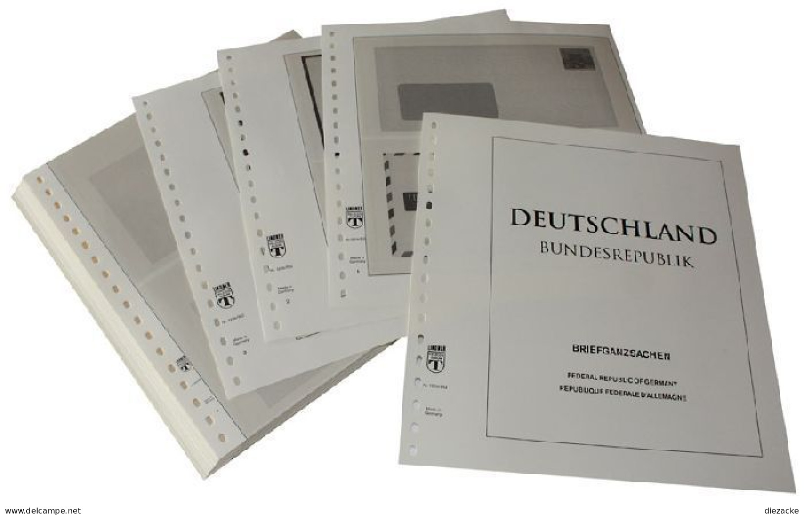 Lindner-T Bund Briefganzsachen 1998-2008 Vordrucke 120B-BG Neuware ( - Pre-Impresas