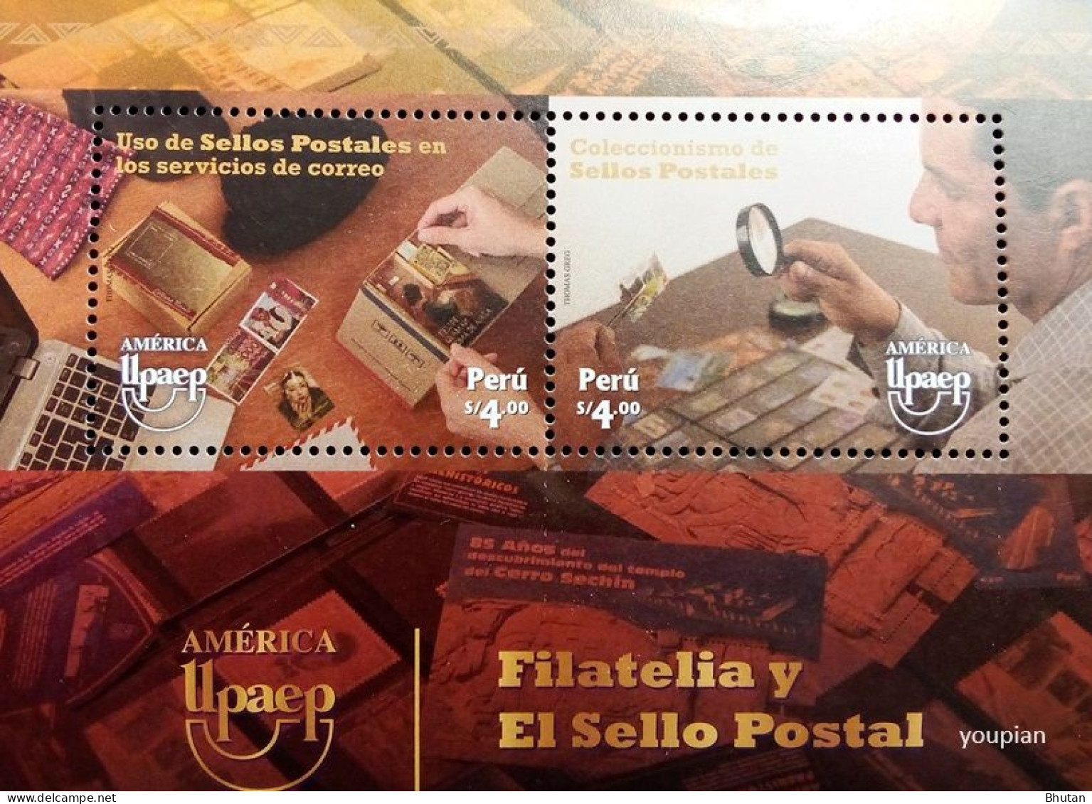 Peru 2023, UPAEP - Philately And The Postage Stamp, MNH S/S - Perù