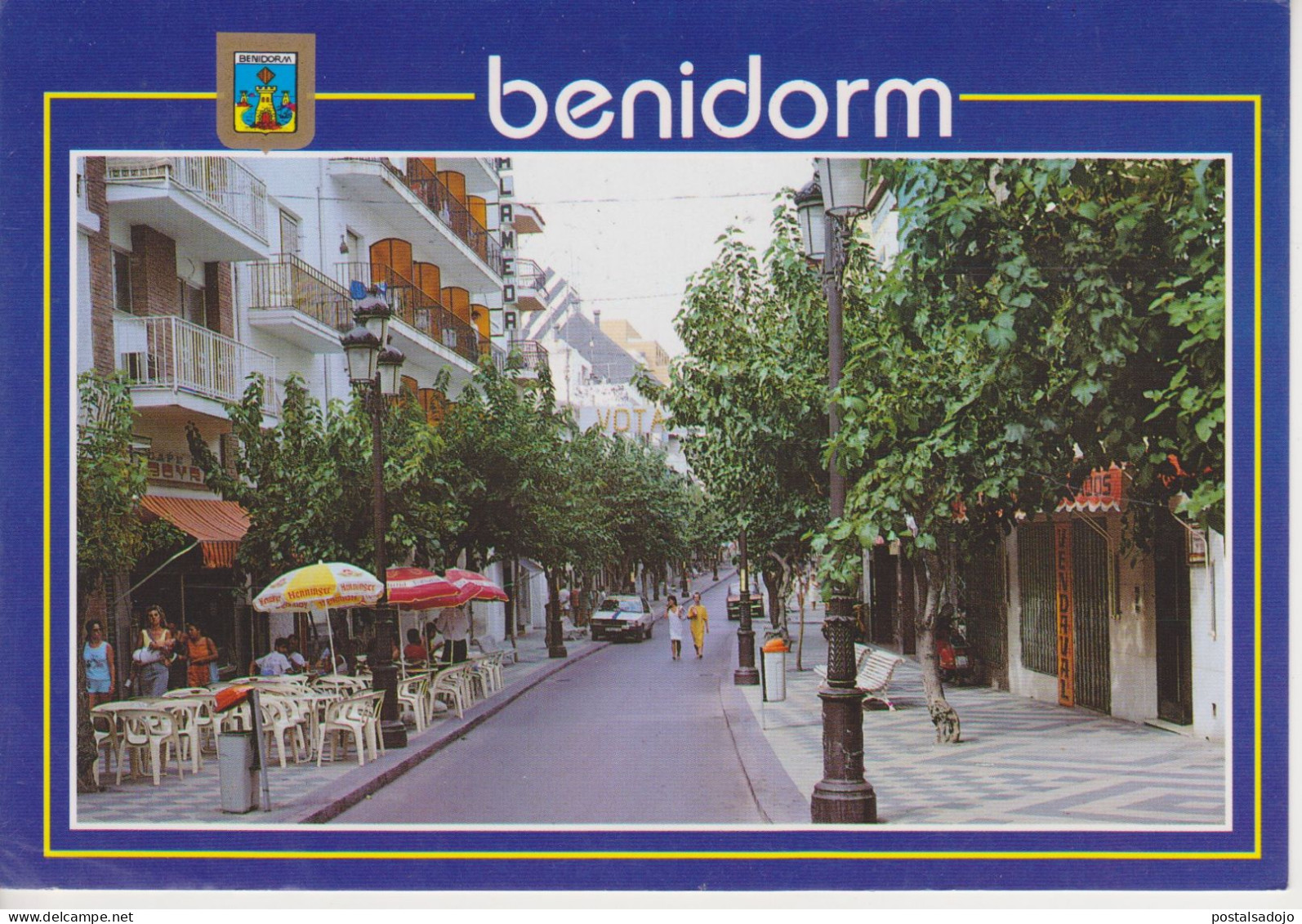 (BENI37) BENIDORM. ALICANTE. PASEO ALAMEDA - Alicante