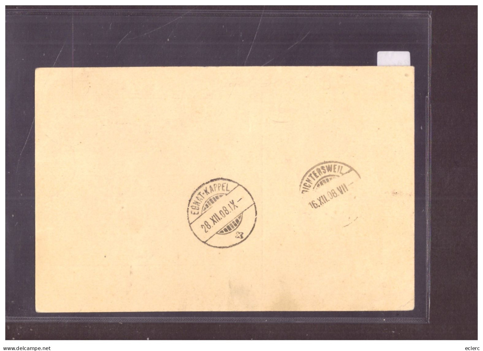 ENTIER POSTAL - ETIQUETTE IMPAYE + AFFR. COMPLEMENTAIRE HELVETIE DEBOUT - GANZSACHE - TB - Stamped Stationery