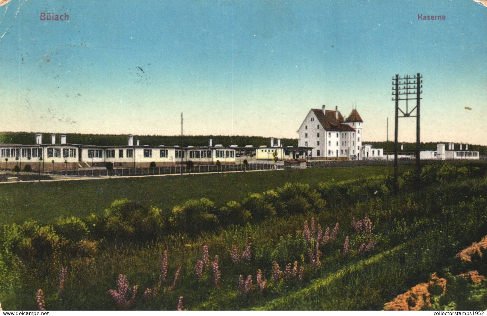 BULACH, ZURICH, ARCHITECTURE, BARRACKS, SWITZERLAND, POSTCARD - Bülach