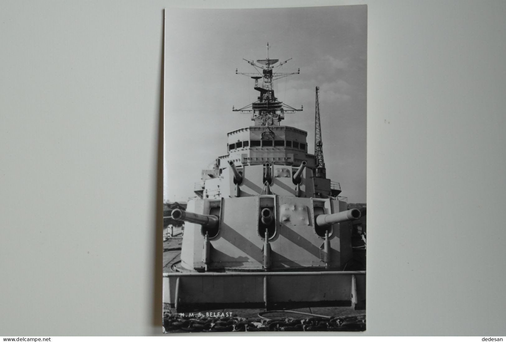 CPSM Petit Format HMS Belfast - TER98 - Guerra