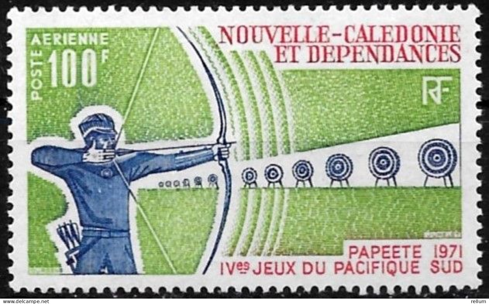 Nouvelle Calédonie 1971 - Yvert N° PA 123 - Michel N° 506 * - Neufs