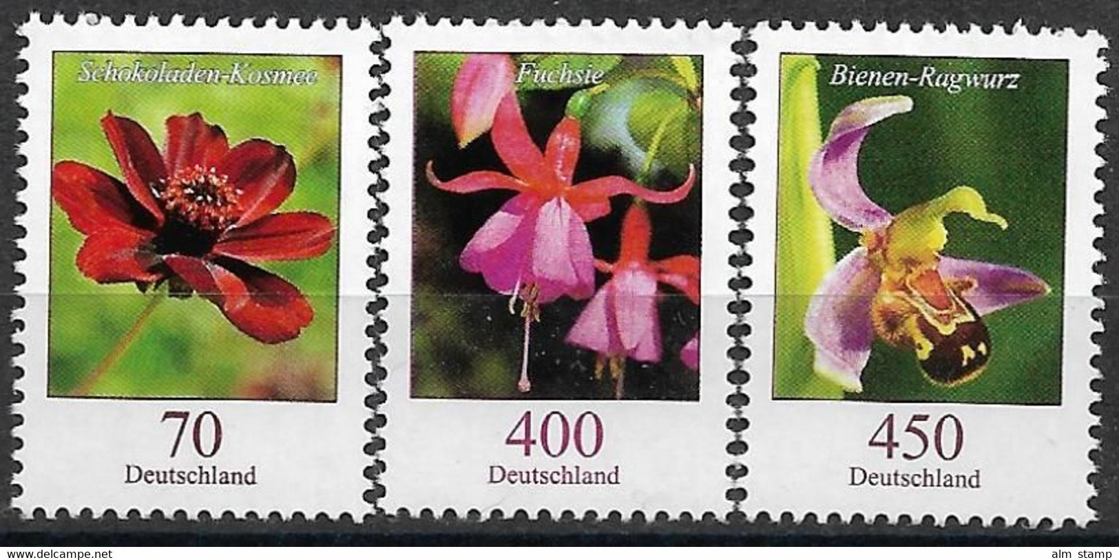 2015 Germany  Deutschland  Mi. 3189-91**MNH   Blumen - Ungebraucht