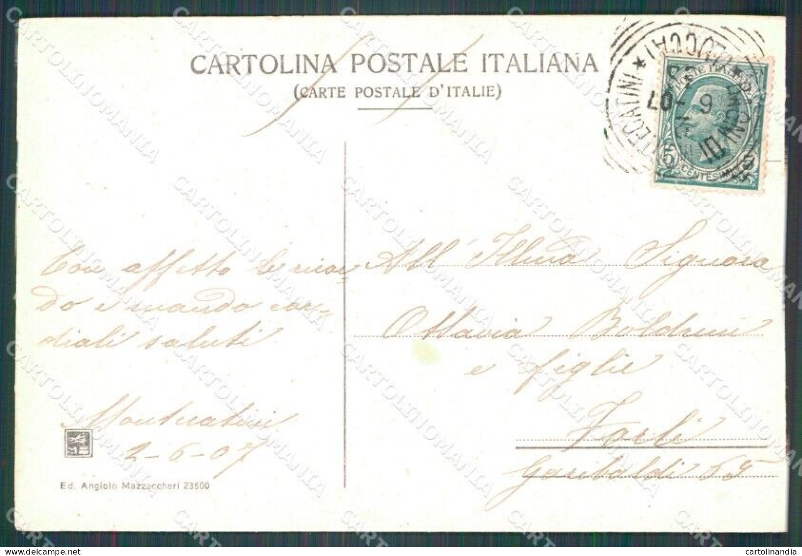 Pistoia Montecatini Viale Verdi Cartolina WX2401 - Pistoia