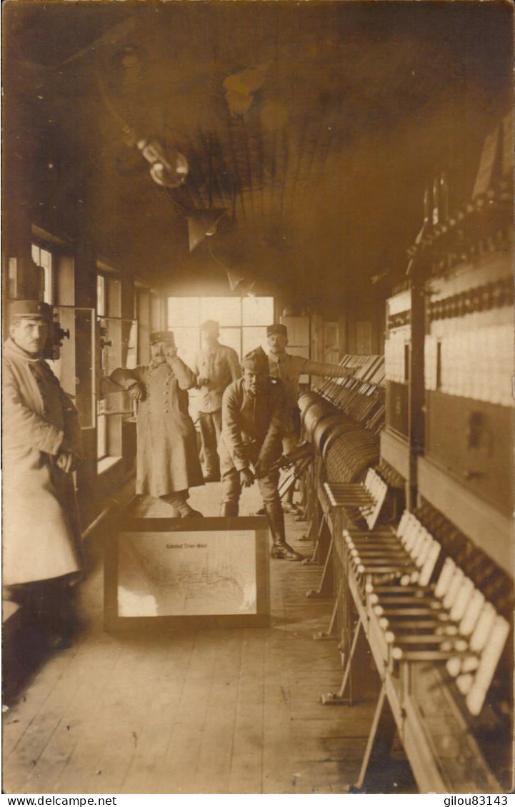 Allemagne, Tréves, Trier West, Interieur Gare De Triage, Militaires - Trier