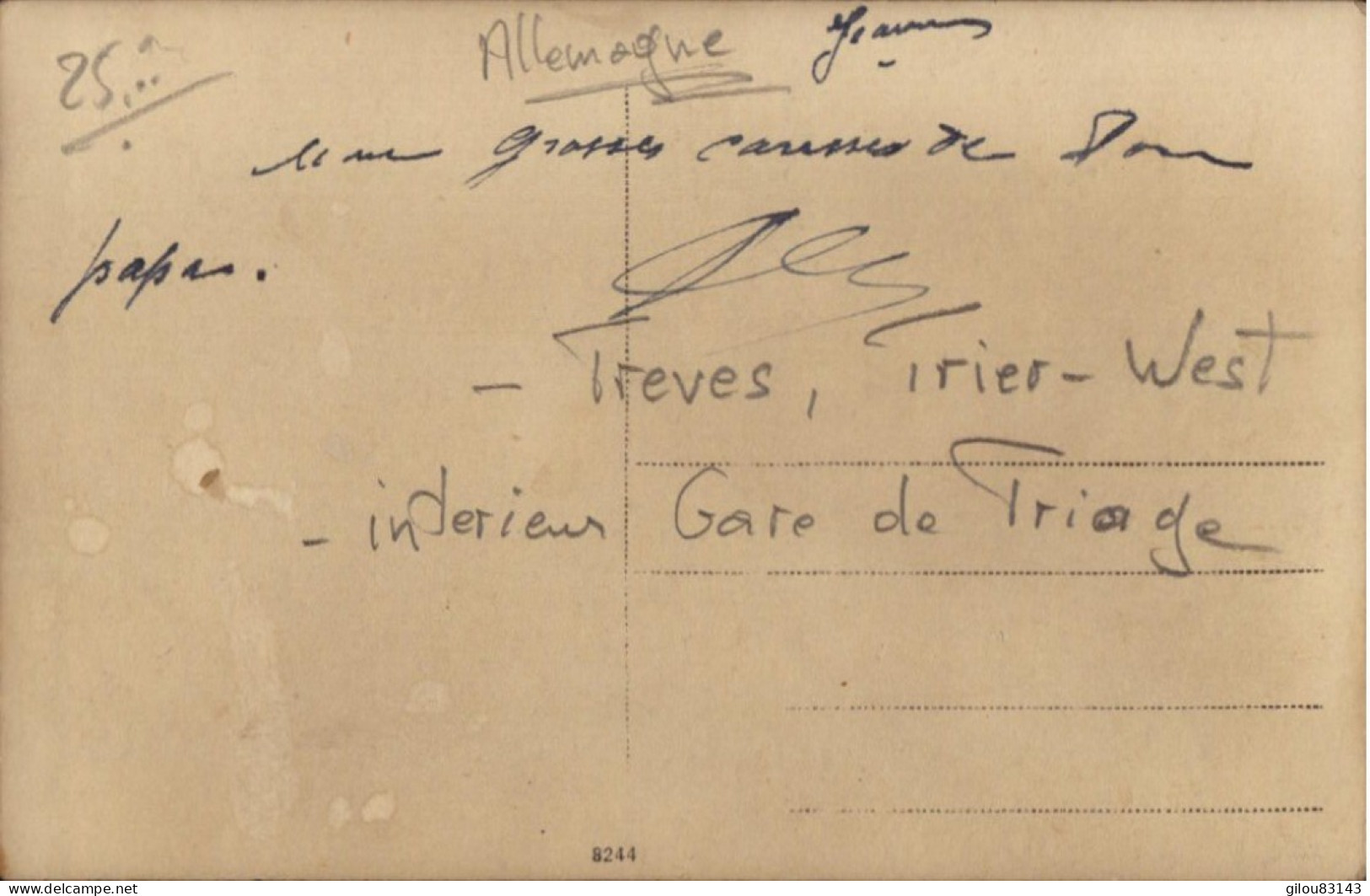 Allemagne, Tréves, Trier West, Interieur Gare De Triage, Militaires - Trier