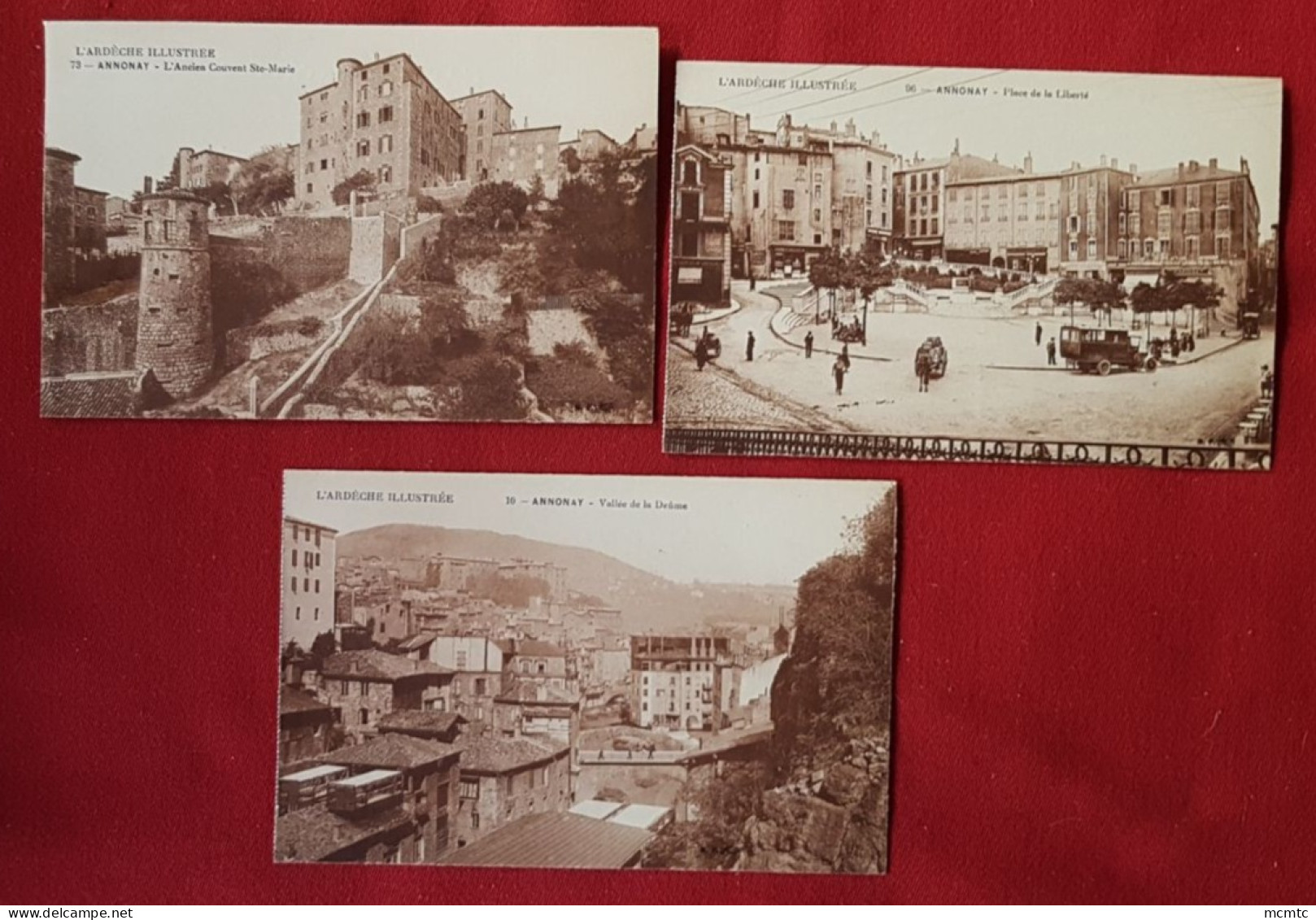 8 Cartes Provenant D'un Carnet -   Annonay  - (07 -Ardèche ) - Annonay