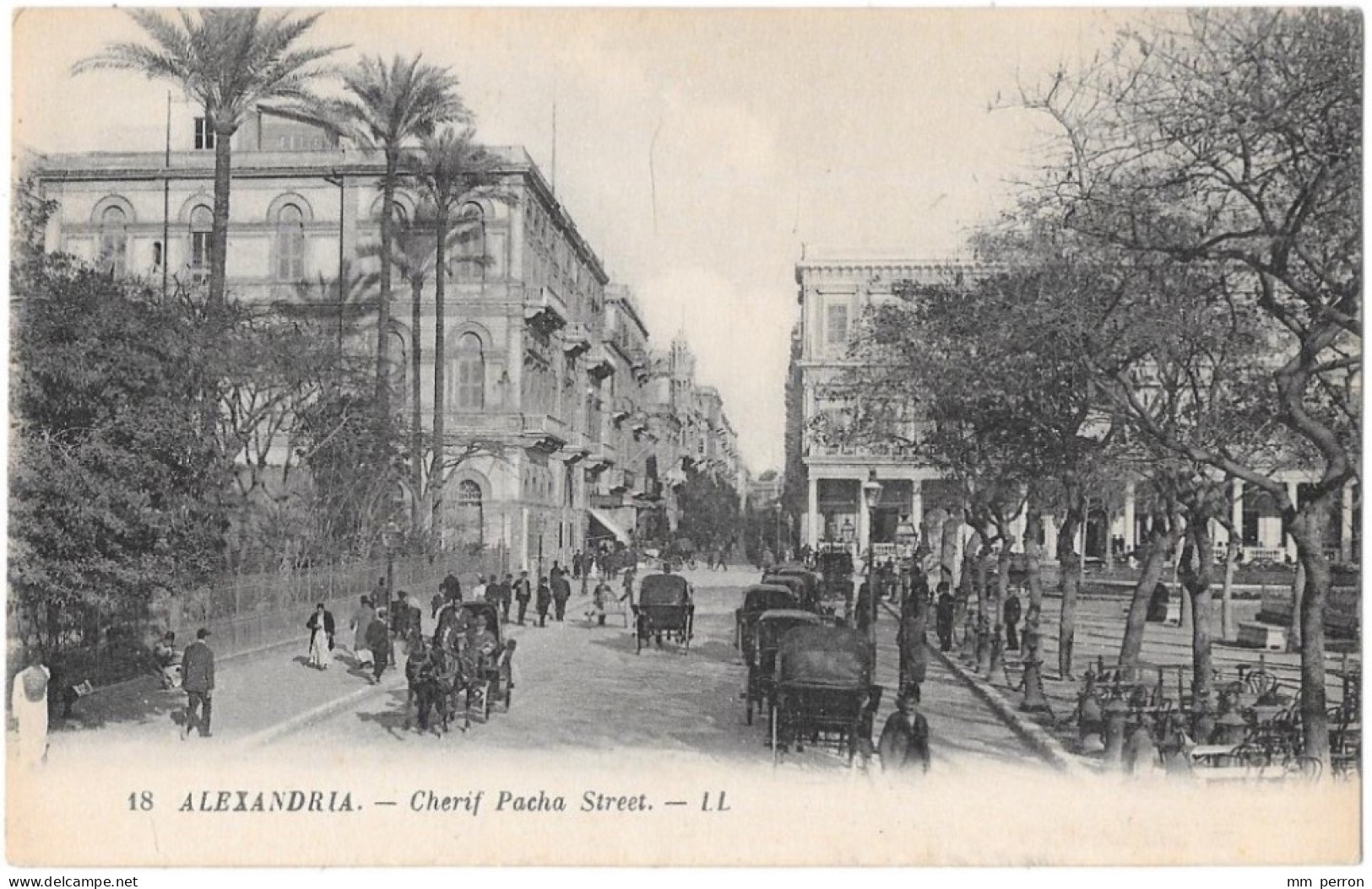 (36825-00) Egypte - Alexandria - Cherif Pacha Street - Alexandrie