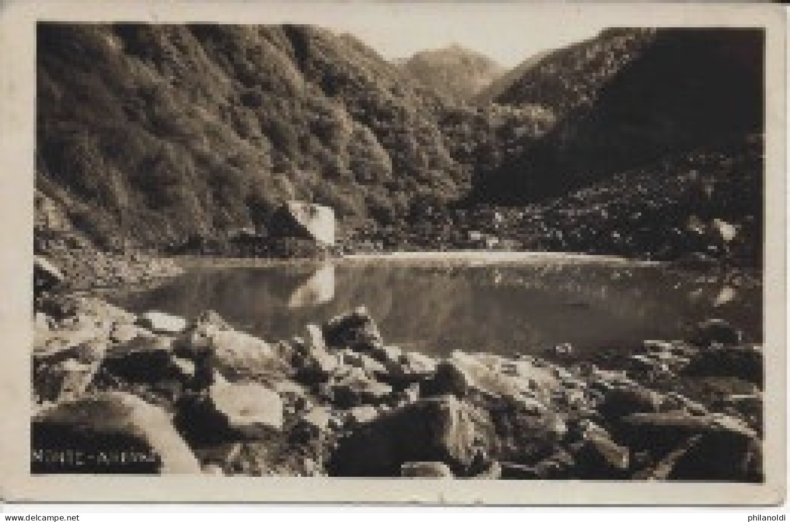 MONTE ARBINO + Annulo Della Stazione AGNO + AMBULANTE LUGANO - PONTE TRESA 1928 - Spoorwegen