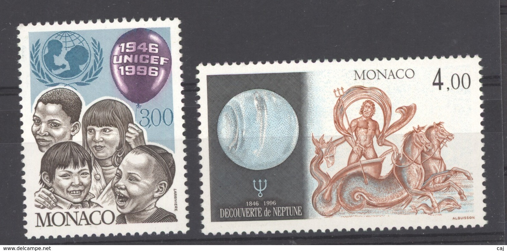 Monaco  :  Yv  2065-66  ** - Unused Stamps
