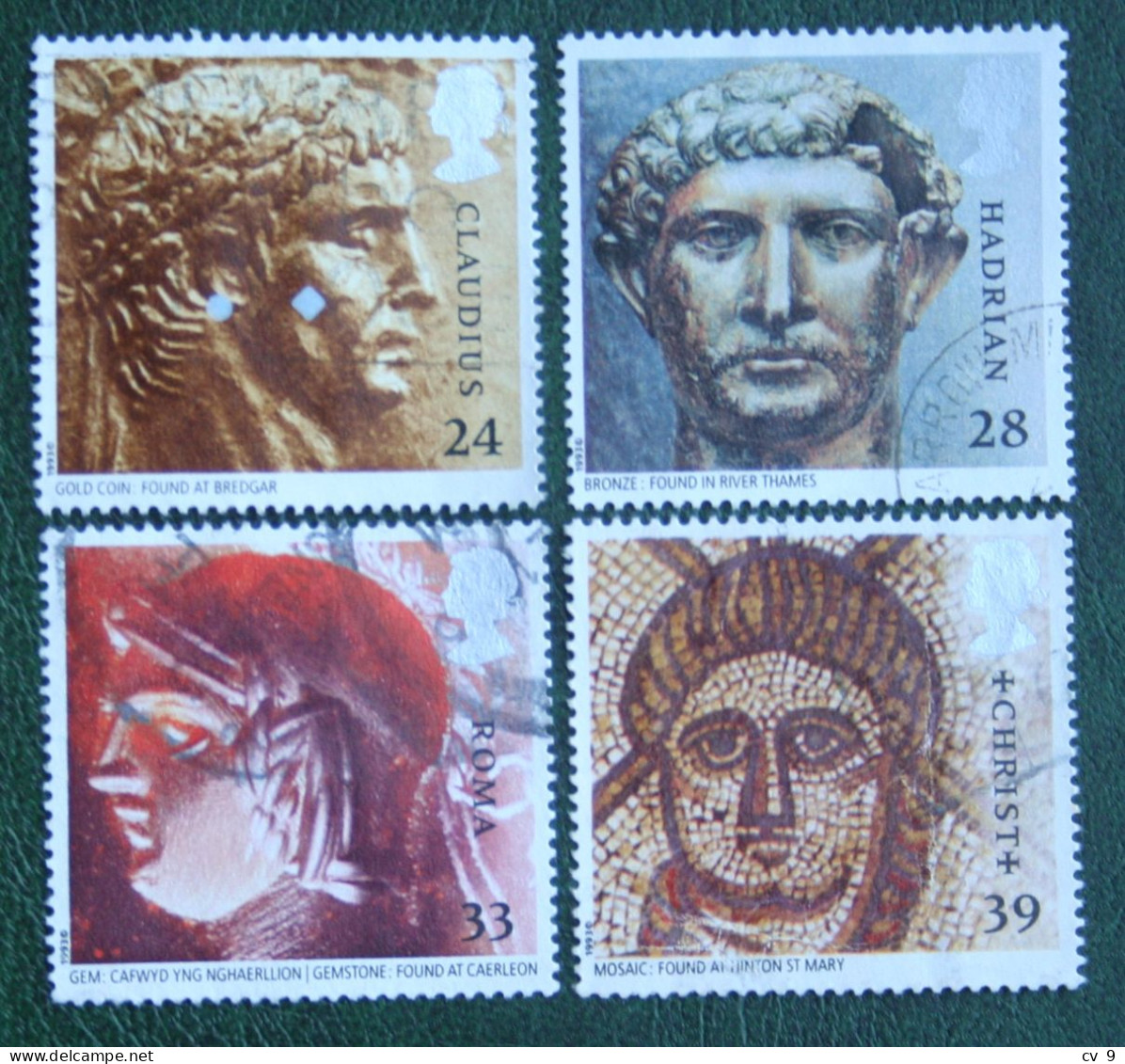 Roman Britain (Mi 1455-1458) 1993 Used Gebruikt Oblitere ENGLAND GRANDE-BRETAGNE GB GREAT BRITAIN - Gebruikt