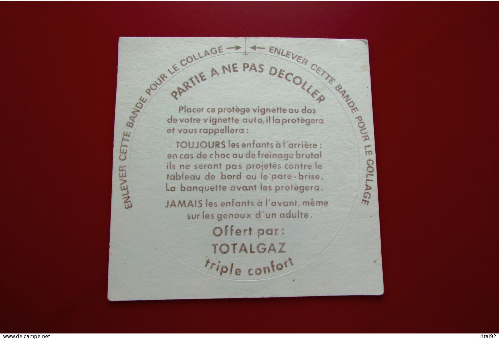 Autocollant "ESSO Aime Les Routiers - EURO GASOIL - Années 60/70" - Aufkleber