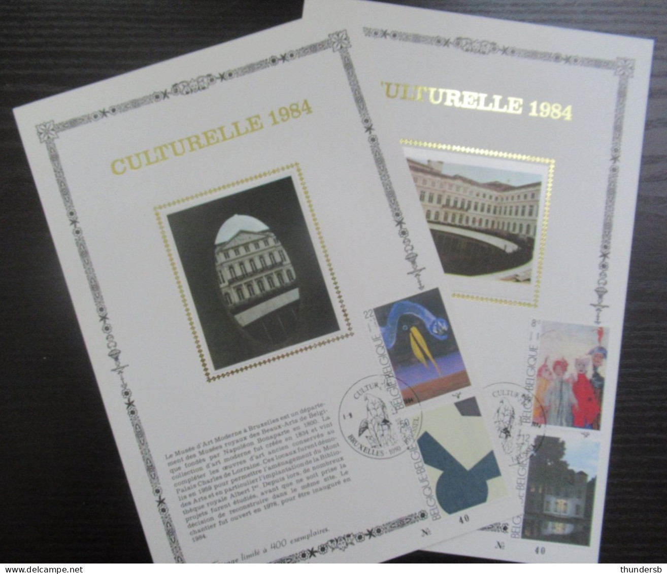 2141/44 'Culturelle 1984' - Tirage Limité à 400 Exemplaires! - Documents Commémoratifs