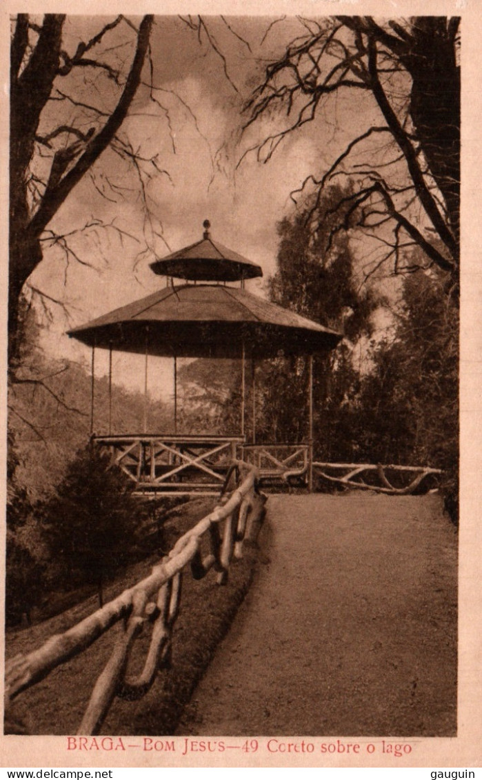 CPA - BRAGA - Sanctuaire Du Bon Jésus Du Mont  - Jardins & Lacs... LOT 5 CP à Saisir - Braga