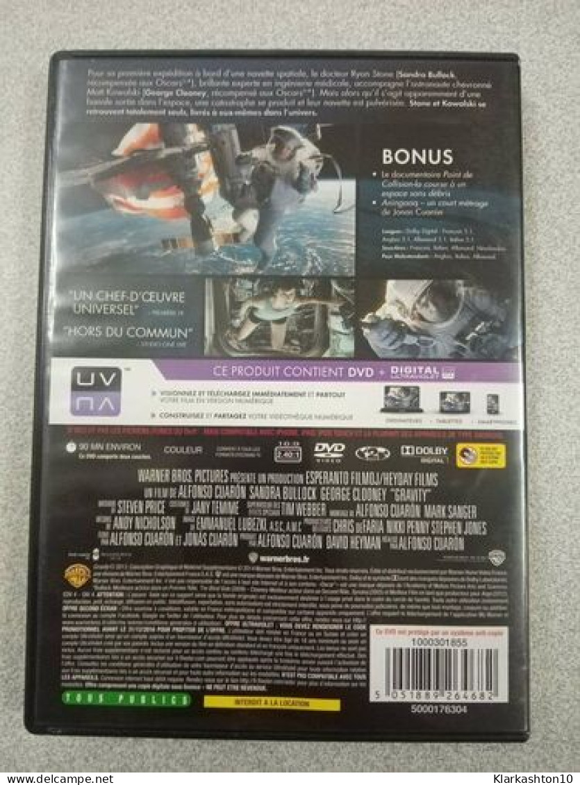 Dvd - Gravity (Sandra Bullock) - Sonstige & Ohne Zuordnung