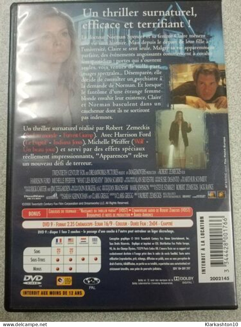 Dvd - Apparences (Michelle Pfeiffer) - Andere & Zonder Classificatie