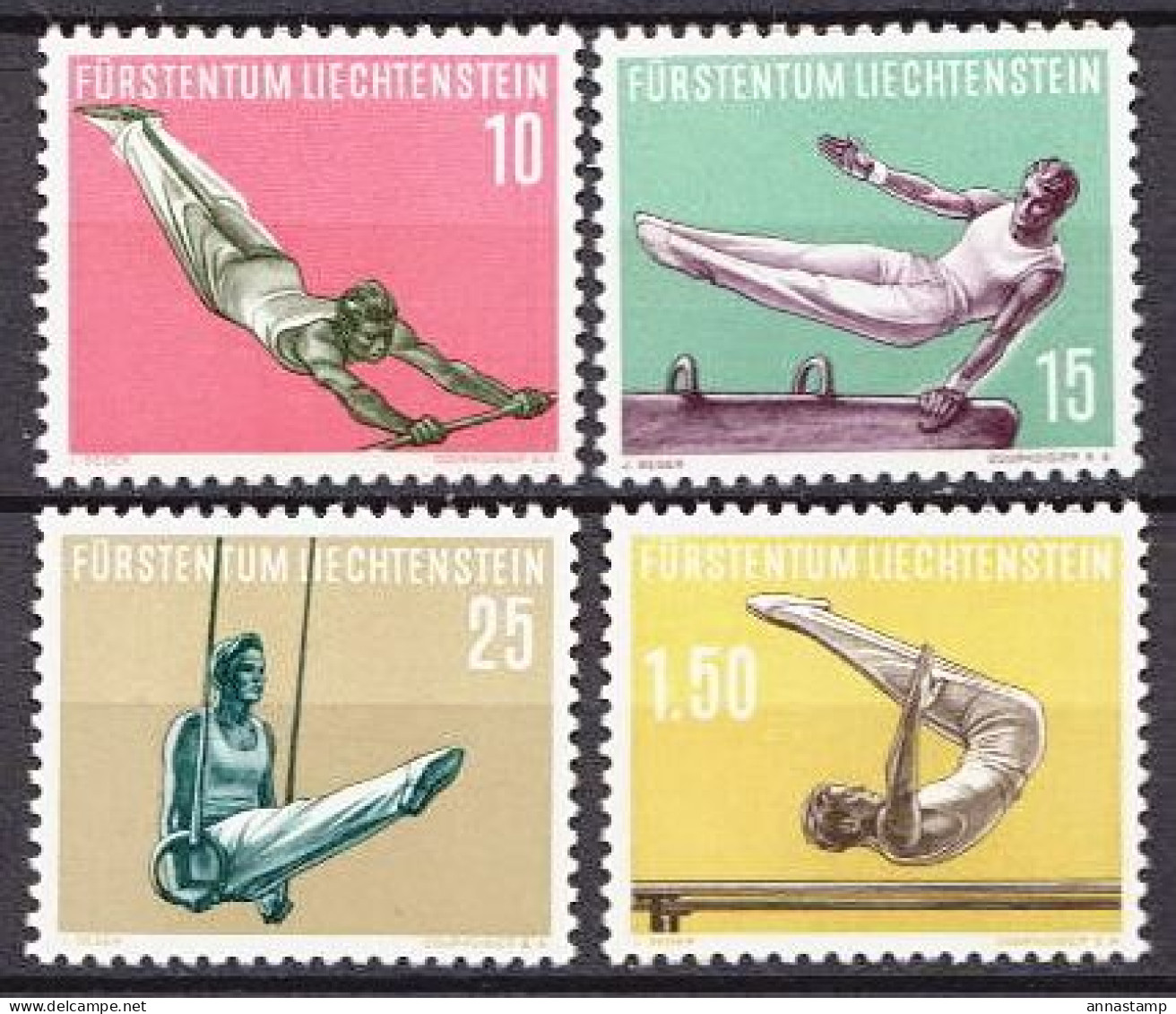 Liechtenstein MNH Set - Gymnastique