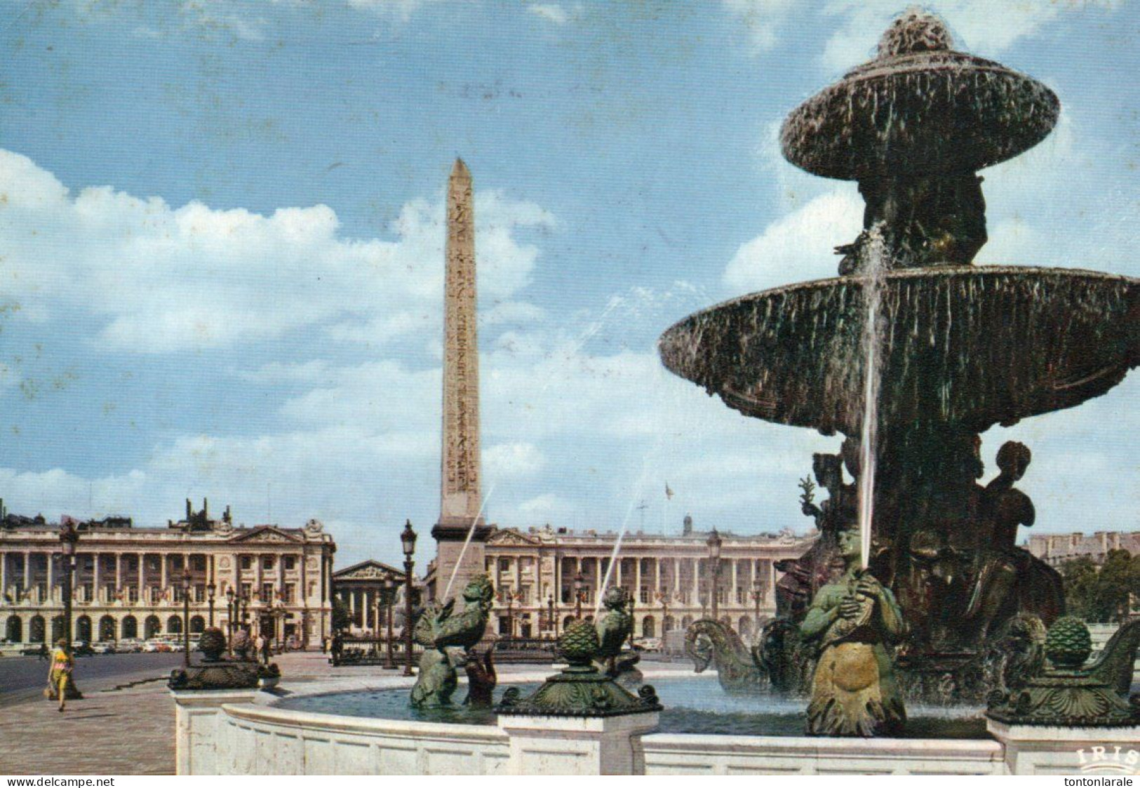 PARIS -CINQ  VUES DIVERSES DE LA PLACE DE LA CONCORDE - Plazas